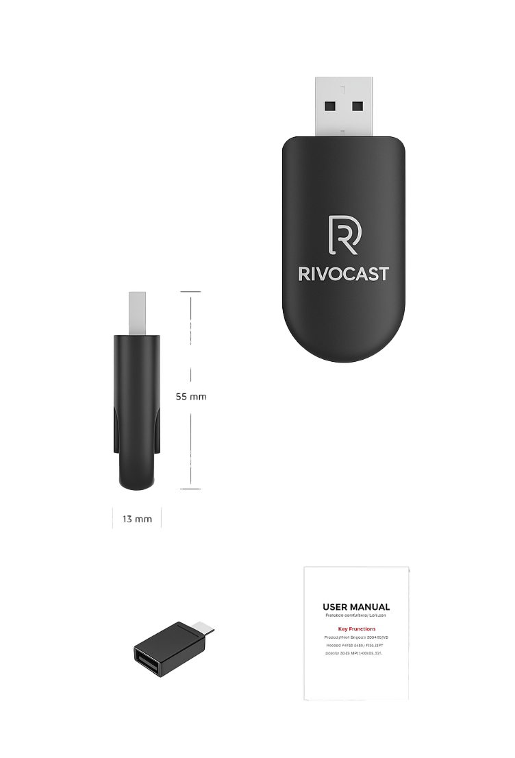 RivoCast Airlink can conncet to any car with Wireless Carplay or android auto